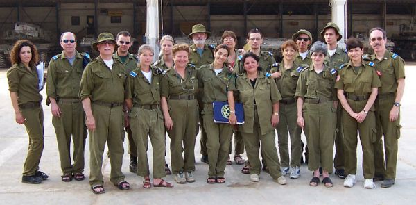 Our volunteer group. Marcy and Gary are in the center of the back row (Gary has the beard). Members are from the US, France, Netherlands, and England.